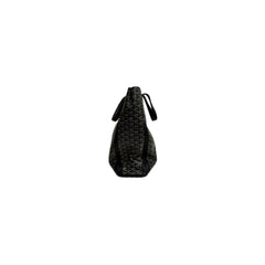 Goyard Voltaire Tote Goyardine Canvas/Calfskin Black