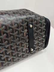 Goyard Voltaire Tote Goyardine Canvas/Calfskin Black