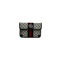 Gucci Ophidia Small Belt Bag GG Supreme Canvas Beige/Navy