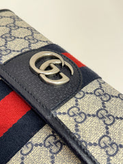 Gucci Ophidia Small Belt Bag GG Supreme Canvas Beige/Navy
