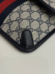 Gucci Ophidia Small Belt Bag GG Supreme Canvas Beige/Navy