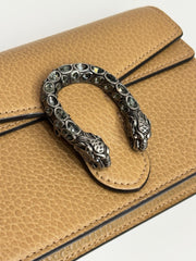 Gucci Dionysus Super Mini Bag Calfskin Brown