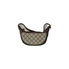 Gucci Ophidia Half-Moon Small Shoulder Bag GG Supreme Canvas