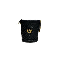 Gucci GG Marmont Mini Bucket Bag Matelasse Black