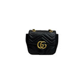 Gucci GG Marmont Mini Shoulder Bag Black