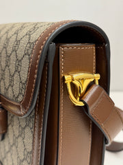 Gucci Horsebit 1955 Shoulder Bag GG Supreme Canvas