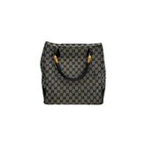 Gucci Bamboo Handle Tote Bag GG Canvas