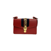 Gucci Small Sylvie Bag Calfskin Red