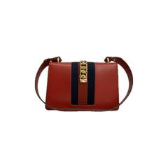Gucci Small Sylvie Bag Calfskin Red