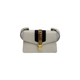 Gucci Small Sylvie Bag Calfskin White