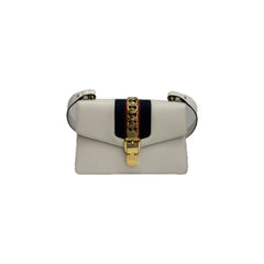 Gucci Small Sylvie Bag Calfskin White