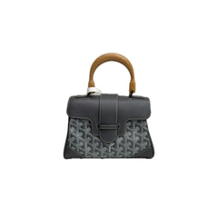 Goyard Mini Saigon Bag Goyardine Cavas/Calfskin Grey
