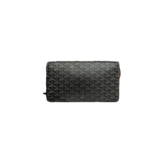 Goyard Monte Carlo Mini Case Goyardine Canvas Calfskin Black