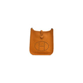 Hermes Mini Evelyne Clemence Orange STAMP B