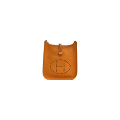 Hermes Mini Evelyne Clemence Orange STAMP B
