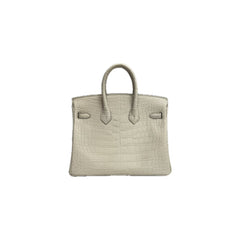 Hermes Birkin 25 Alligator Beton STAMP Z