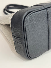 Hermes Garden Party 23 Canvas / Negonda Ecru / Black STAMP A