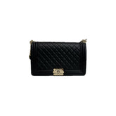 Chanel Large Boy Bag Lambskin Black