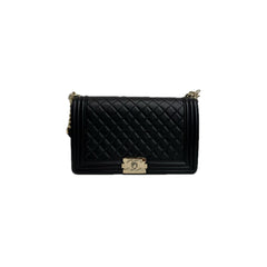 Chanel Large Boy Bag Lambskin Black