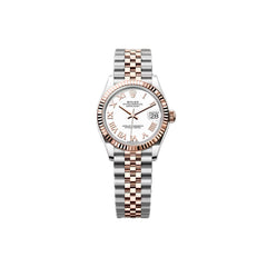Rolex Datejust 31mm White Dial Everose Gold