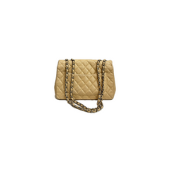 Chanel Jumbo Classic Double Flap Bag Lambskin Beige