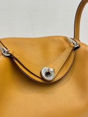 Hermes Mini Lindy Swift Sesame STAMP Z