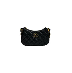 Chanel 19 Matelasse Hobo Bag Lambskin Black
