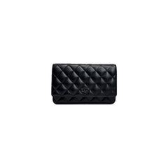 Chanel Wallet On Chain Lambskin So Black (Microchip)