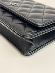 Chanel Wallet On Chain Lambskin So Black (Microchip)