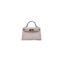 Hermes Mini Kelly II Epsom Mauve Pale STAMP U