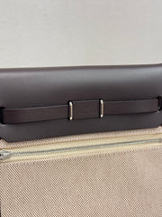 Hermes Mini Herbag Ecru-Beige/Ebene STAMP K