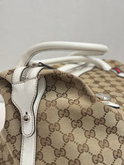 Gucci Cartable Boston Bag GG Supreme Cavas