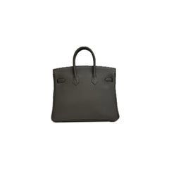 Hermes Birkin 25 Togo Gris Etain STAMP Z