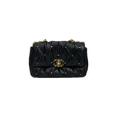 Chanel Large 19 Bag Lambskin Black (Microchip)