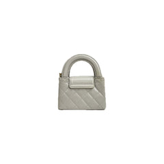 Chanel Mini Nano Kelly Shopper Calfskin White (Microchip)