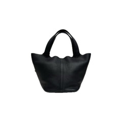 Hermes Picotin 22 Clemence Black STAMP U