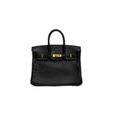 Hermes Birkin 25 Swift Black STAMP A