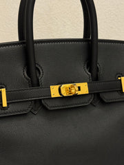 Hermes Birkin 25 Swift Black STAMP A