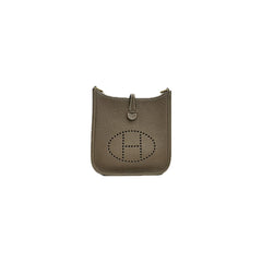 Hermes Mini Evelyne Clemence Etoupe STAMP U