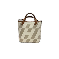 Hermes Cabas 27 Bag Ecre-Naturel / Gold STAMP Z