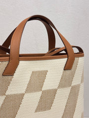 Hermes Cabas 27 Bag Ecre-Naturel / Gold STAMP Z