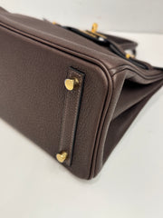 Hermes Birkin 25 Togo Ebene STAMP K