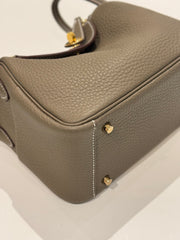 Hermes Mini Lindy Clemence Etoupe STAMP K