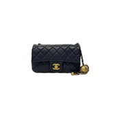 Chanel Pearl Crush Mini Rectangular Lambskin Navy