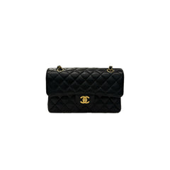 Chanel Small Classic Double Flap Bag Caviar Black (Microchip)