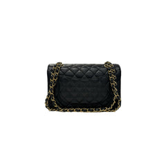 Chanel Small Classic Double Flap Bag Caviar Black (Microchip)