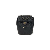 Chanel Mini Urban Spirit Backpack Caviar Black (Microchip)