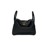 Hermes Lindy 30 Clemence Black STAMP C