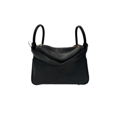 Hermes Lindy 30 Clemence Black STAMP C