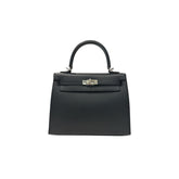 Hermes Kelly 25 Epsom Black STAMP D